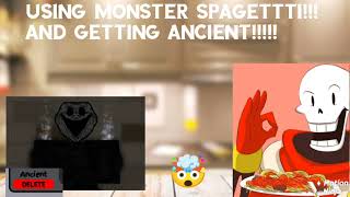 USING MONSTER SPAGHETTI  AND GETTING ANCIENT  TUI TROLLGE UNIVERSE INCIDENT [upl. by Sikes]