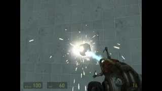 Early Half Life 2 weapons demonstration [upl. by Osber857]