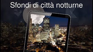 Sfondi di città notturne 4K [upl. by Irual]