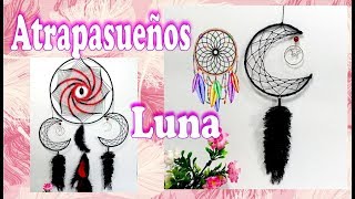 Como hacer un Atrapasueños Luna Moon dream catcher [upl. by Olshausen]