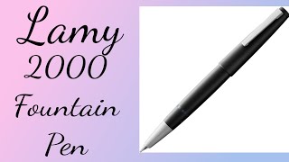 Lamy 2000 fountain pen electronics and gadgets [upl. by Avin655]