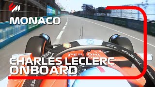 ONBOARD Ferrari F1  Monaco Grand Prix 2024 [upl. by Atinwahs]