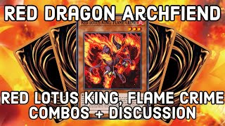 Crime Combos  Red Dragon Archfiend Combo Compendium ft Red Lotus King Flame Crime [upl. by Tonjes]