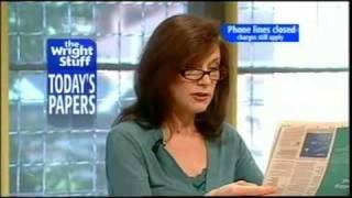 TWStuff  Belinda Lang and the papers 210708 [upl. by Ajaj]