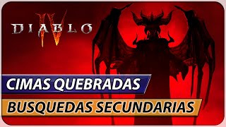 Todas las Búsquedas Secundarias Cimas quebradas  Diablo IV [upl. by Pietra]