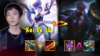 SALLY WITH KAISA JG UPGRADE AT LV7 SO STRONG [upl. by Hars164]