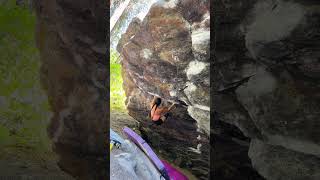 Schist Cave Left V9 Leavenworth Bouldering shorts [upl. by Florrie]