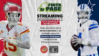 FINTA amp PASE  Semana 3 🏈  Ritmo NFL  22SEP24 [upl. by Ynatsed]