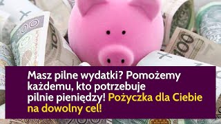 Potrzebujesz pożyczki na już Weź pożyczkę która Cię nie zawiedzi Napisz do nas maila [upl. by Torp]