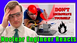 Can you microwave yourself  Nuclear Engineer Reacts to ElectroBOOM [upl. by Diva954]