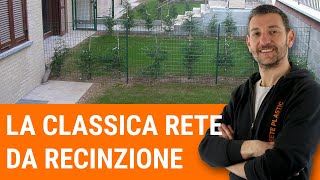 La classica rete da recinzione elettrosaldata a rotoli per il giardino [upl. by Nalyk]