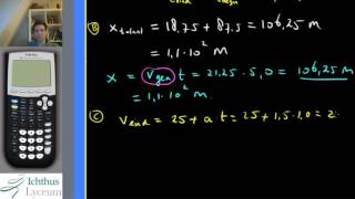 Bewegingen in Diagrammen en met Formules OPGAVEN [upl. by Bigler]