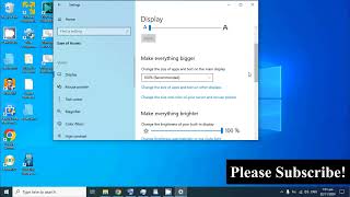 Increase And Decrease Text And Apps Size And Hide And Show Desktop Background Image In Windows 10 11 [upl. by Ailecara]