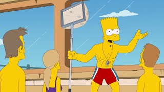 Bart el Salvavidas en Acción LOS SIMPSON CAPITULOS COMPLETOS [upl. by Rehm]