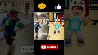 POV Your First Time In Gym  Roblox Reaction shorts roblox robloxedit [upl. by Cagle]