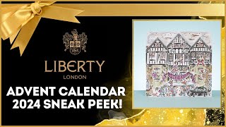 LIBERTY LONDON ADVENT CALENDAR 2024 SNEAK PEEK [upl. by Nahtannhoj121]