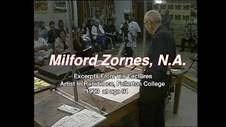 Zornes Fullerton College Lecture Excerpts [upl. by Gerc64]