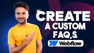 Create a custom accordion Using Webflow Interections webflow hindi urdu [upl. by Yuht]