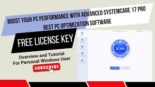 Boost Your PC Performance with Advanced SystemCare 1740242 PRO  Best PC Optimization Software [upl. by Bohs]