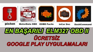 EN BAŞARILI ELM 327 OBD2 UYGULAMALARI PISTON MOTORDATA OBD EOBD FACILE INCARDOC DASHCOMMAND [upl. by Hersch]