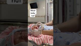 Wear baby hat baby cute newborn shorts babyshorts babygirl babyboy shortsfeed shortvideo [upl. by Asenej]