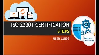 ISO 22301 certification steps Business Continuity certification ISO 22301 CERTIFICATION STEPS BCM [upl. by Anairt721]