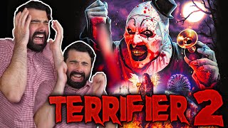 Finally Watching TERRIFIER 2 amp its even more DISTURBING Terrifier 2 Movie Reaction [upl. by Anayrb544]