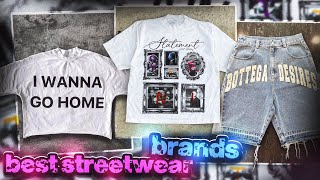 BEST STREETWEAR CLOTHING BRANDS TO BUY FROM FOR THE SUMMER [upl. by Notnel]