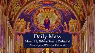 Daily Mass  Rosary Cathedral  31124 [upl. by Akerdal]