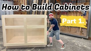 Build Cabinets The Easy Way  How to Build Cabinets [upl. by Lika170]