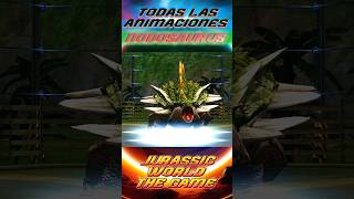 NODOSAURUS Todas Las Animaciones JURASSIC WORLD THE GAME [upl. by Blodgett]