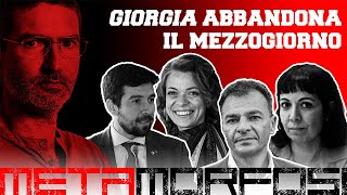 Giorgia Meloni ABBANDONA il MEZZOGIORNO  METAMORFOSI [upl. by Nnaeirual]