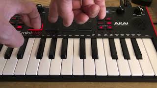 AKAI MPK mini Play MK3 NOTE REPEAT [upl. by Anihsat]