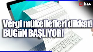 Vergi Mükellefleri Dikkat EFatura Ve EDefter Zorunlulukları Bugün Başlıyor [upl. by Airtina]