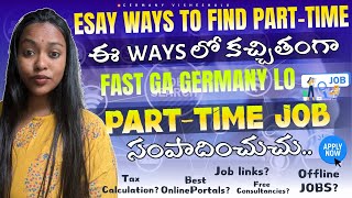 easy ways to find parttime jobs in germany for indian students how to find parttime jobs germany [upl. by Marguerita]