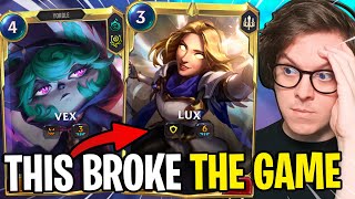 THIS IS THE BEST NEW DECK IN THE GAME Lux amp Vex Spirit Boosting  Legends of Runeterra [upl. by Noble]