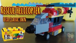 LEGO Classic 10696 quotRESCUE HELICOPTERquot  Instructions on how to build [upl. by Nashoma]