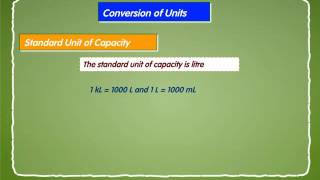 Conversion of Units of length mass and capacity [upl. by Yim744]