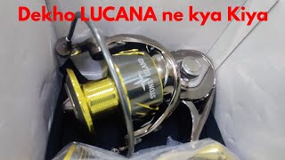 Lucana stone Island reel DJEREMYWADEFISHING [upl. by Eecart]