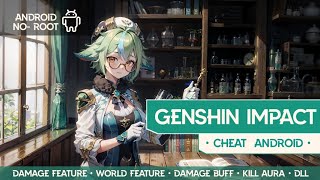 ScriptCheat GENSHIN IMPACT 51 Auto damage Full start tutorial [upl. by Lilahk]