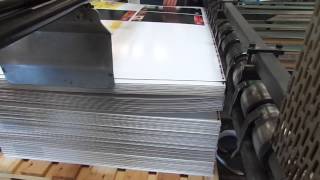 1995 Tunkers 1400 S Litho Laminator  DEMO VIDEO 2 [upl. by Nodnorb901]