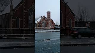 Y así amanecio en Flint Flintshire in Wales 🌨️❄️ [upl. by Solohcin253]