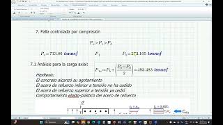 Clase 06  Ejemplo de Ductilidad en secciones doblemente reforzadas cargas axialmente y a flexión [upl. by Zachar597]