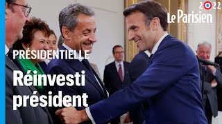 Investiture dEmmanuel Macron  revivez les temps forts de la cérémonie au palais de lElysée [upl. by Bollen993]