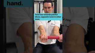 Golfer’s Elbow Flexbar Exercises  San Diego Chiropractic [upl. by Lubow]