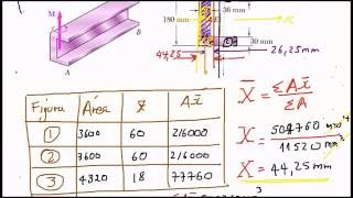 Calculo de flexión EJERCICIO 410 Resistencia de materiales Beer And Jhonston [upl. by Yrol]