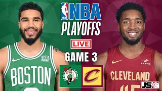 Boston Celtics vs Cleveland Cavaliers Game 3  NBA Live Scoreboard [upl. by Lux419]