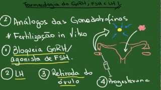 Análogos do GnRH e Gonadotrofinas FSH e LH  Resumo  Farmacologia [upl. by Unders]