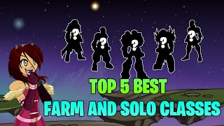 AQW TOP 5 BEST CLASSES GOOD FOR FARMING AND SOLOING YOU MUST KNOW OF [upl. by Neelahs]