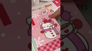 🎀 Cutest Makeup Advent Calendar Hello Kitty x The Crème advent adventcalendar hellokitty asmr [upl. by Ingrid]